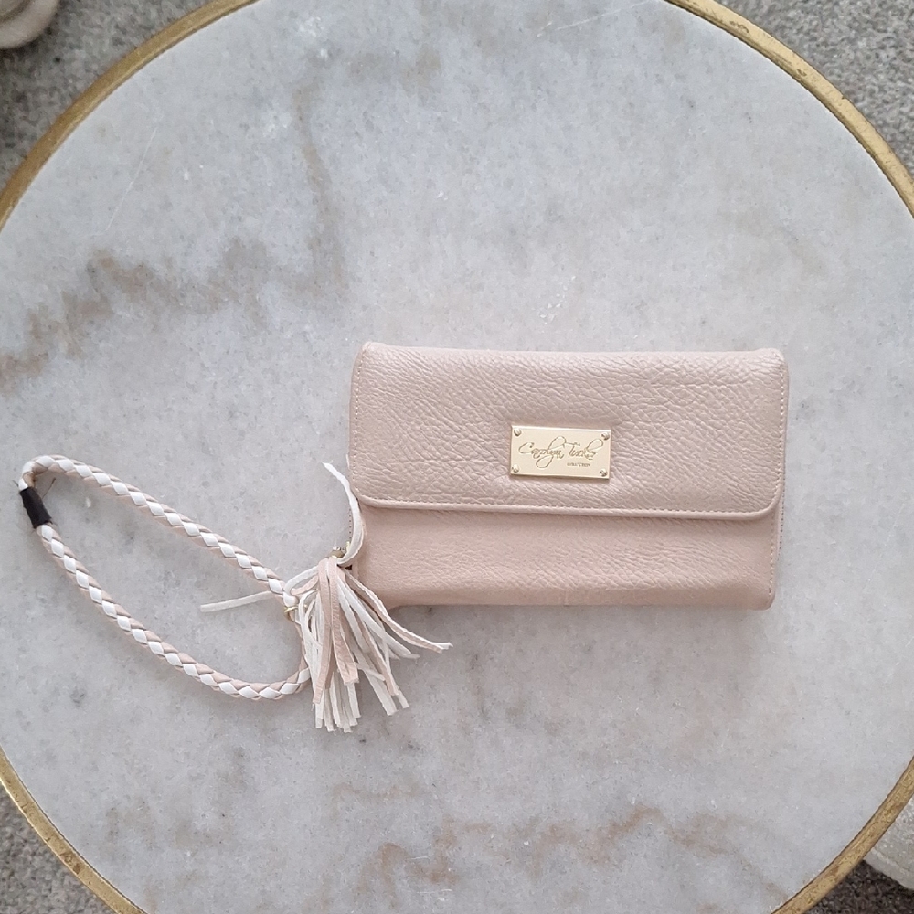 Elegant Pink Wristlet Clutch